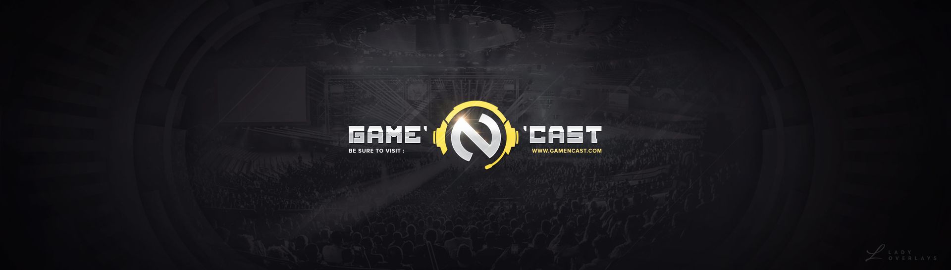 Logo and Twitter banner created for Game'n'cast (2017)