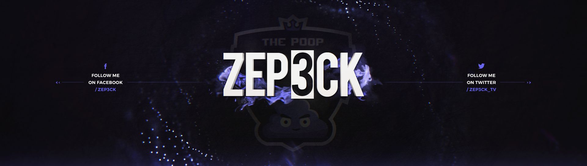 Twitter banner created for Zep3ck (2018)