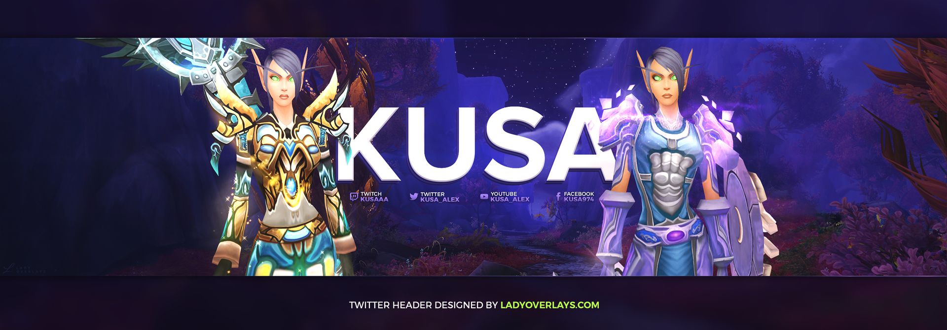 Twitter banner created for Kusa (2018)